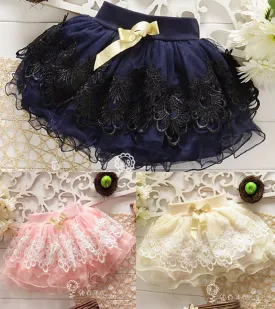 2016 New Toddler Baby Girls Floral Mini Skirt Kid Tutu Party Short Skirt 2-5T