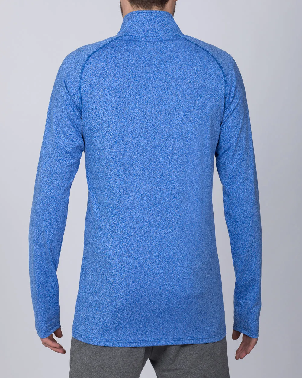 2t Long Sleeve Quarter-Zip Training Top (electric blue)