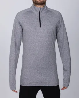 2t Long Sleeve Quarter-Zip Training Top (grey marl)