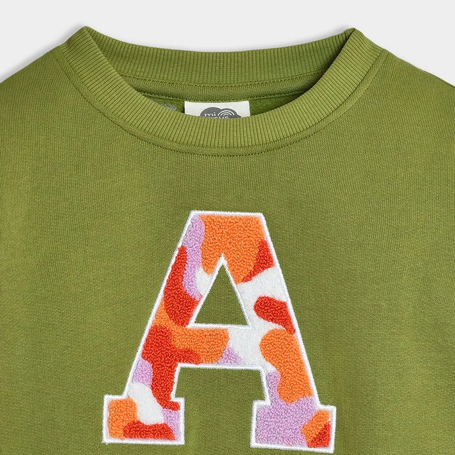 Adventure Camouflage Embroidered Sweatshirt