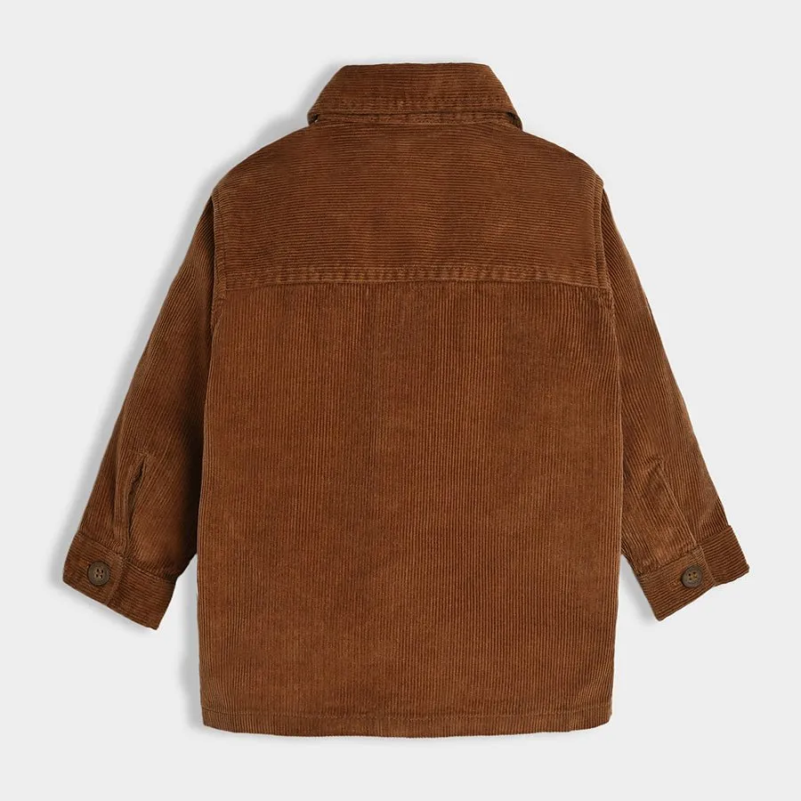 Adventure Corduroy Solid Shirt Brown