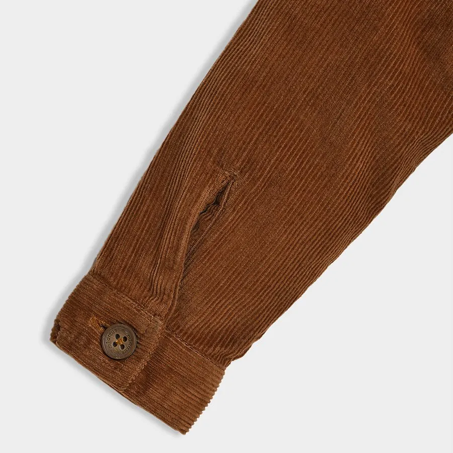 Adventure Corduroy Solid Shirt Brown