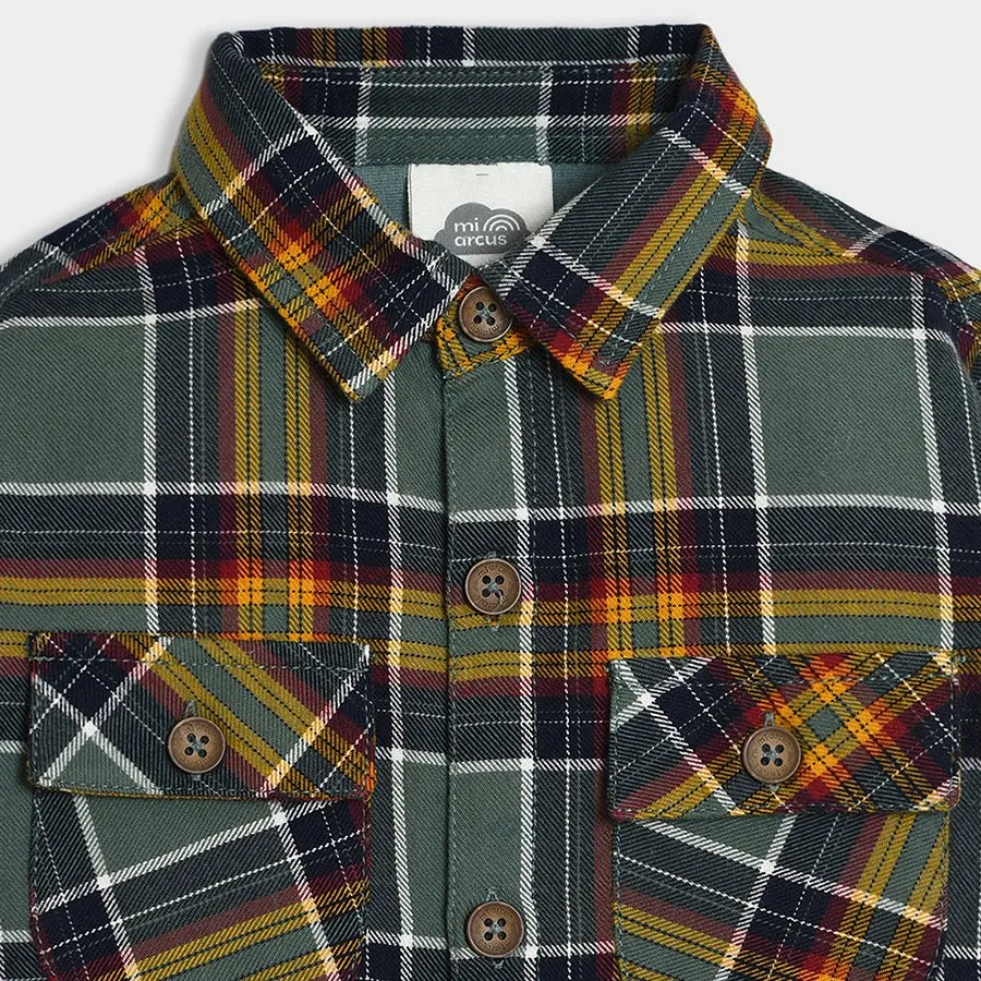 Adventure Green Flannel Shirt