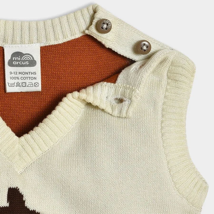 Adventure Horse Sleeveless Sweater