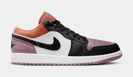 Air Jordan 1 Low SE Sky J Mauve Mens Lifestyle Shoes (White/Orange/Mauve/Black)