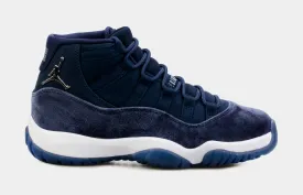 Air Jordan 11 Retro Midnight Navy Womens Lifestyle Shoes (Blue) Free Shipping