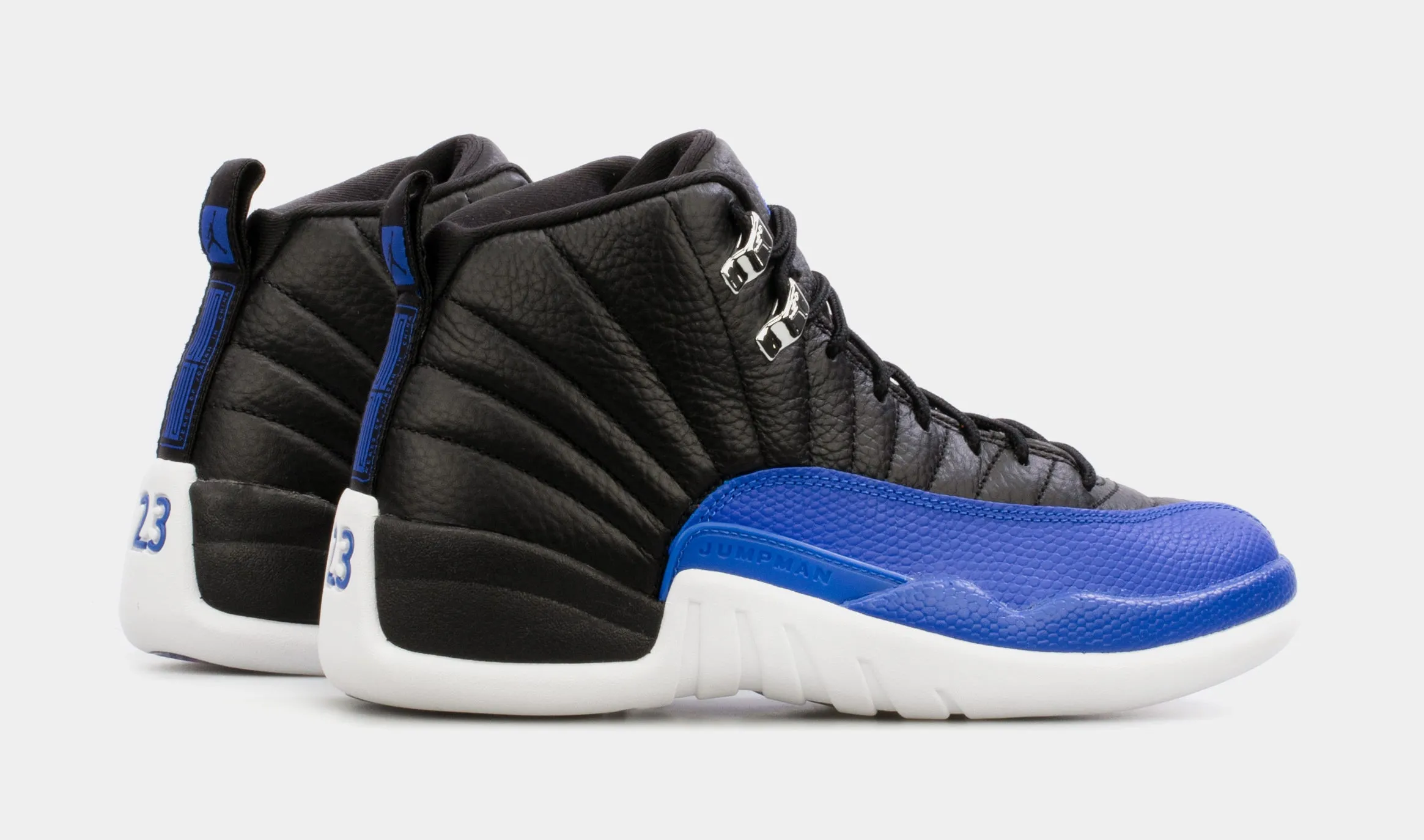 Air Jordan 12 Retro Hyper Royal Womens Lifestyle Shoes (Black/Blue)