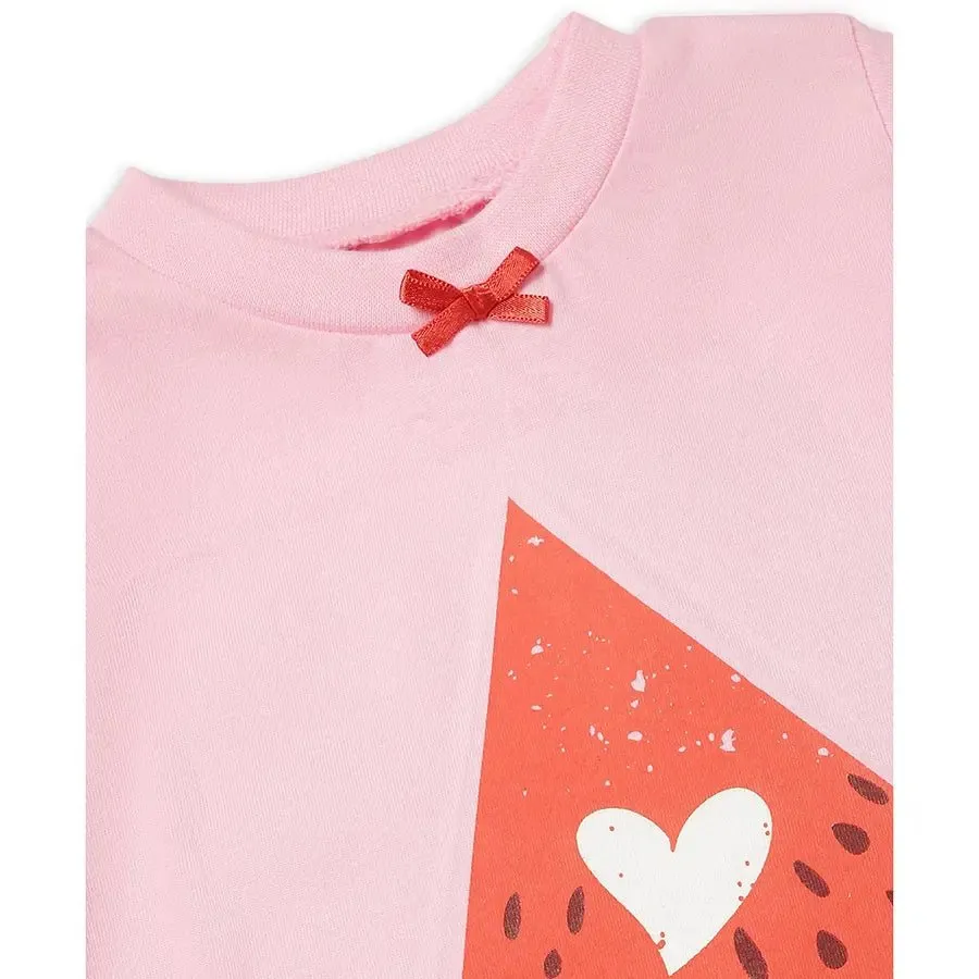 Baby Girl T-shirt with Watermelon Print