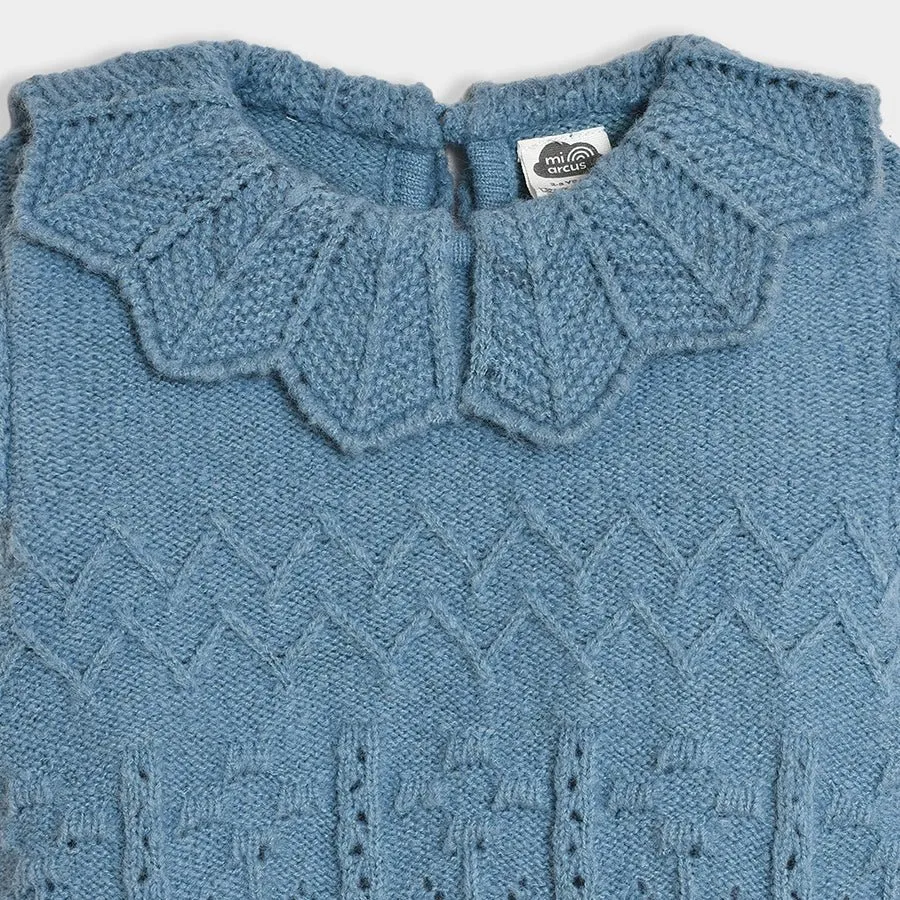 Bonjour Azure Knitted Sweater