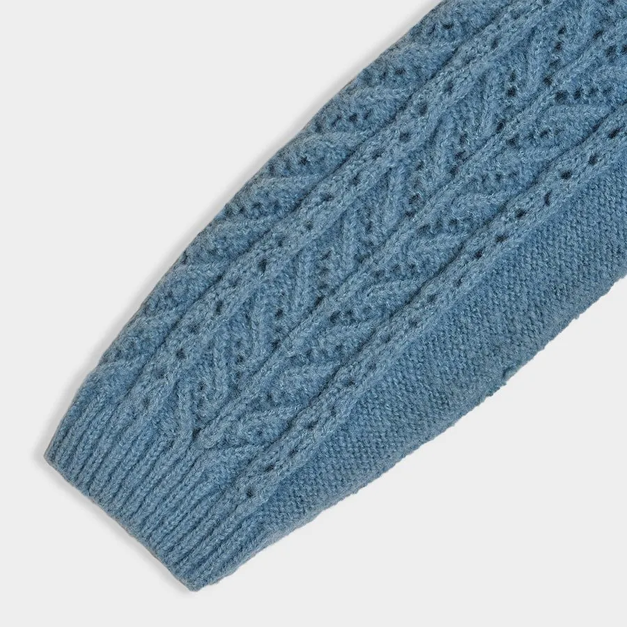 Bonjour Azure Knitted Sweater