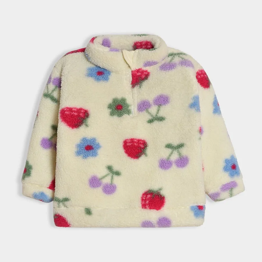 Bonjour Daisy Printed Sweatshirt