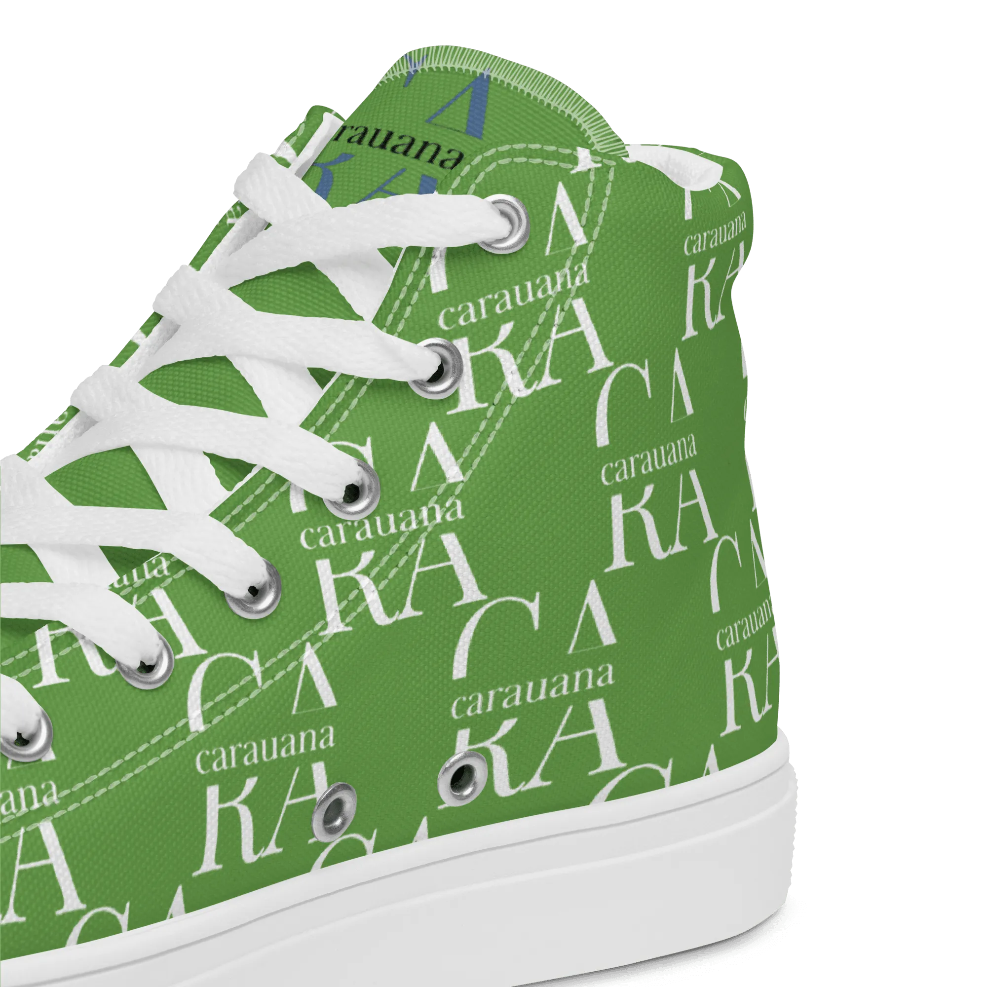 CARAUANA Hip Hop canvas shoes Green Branded