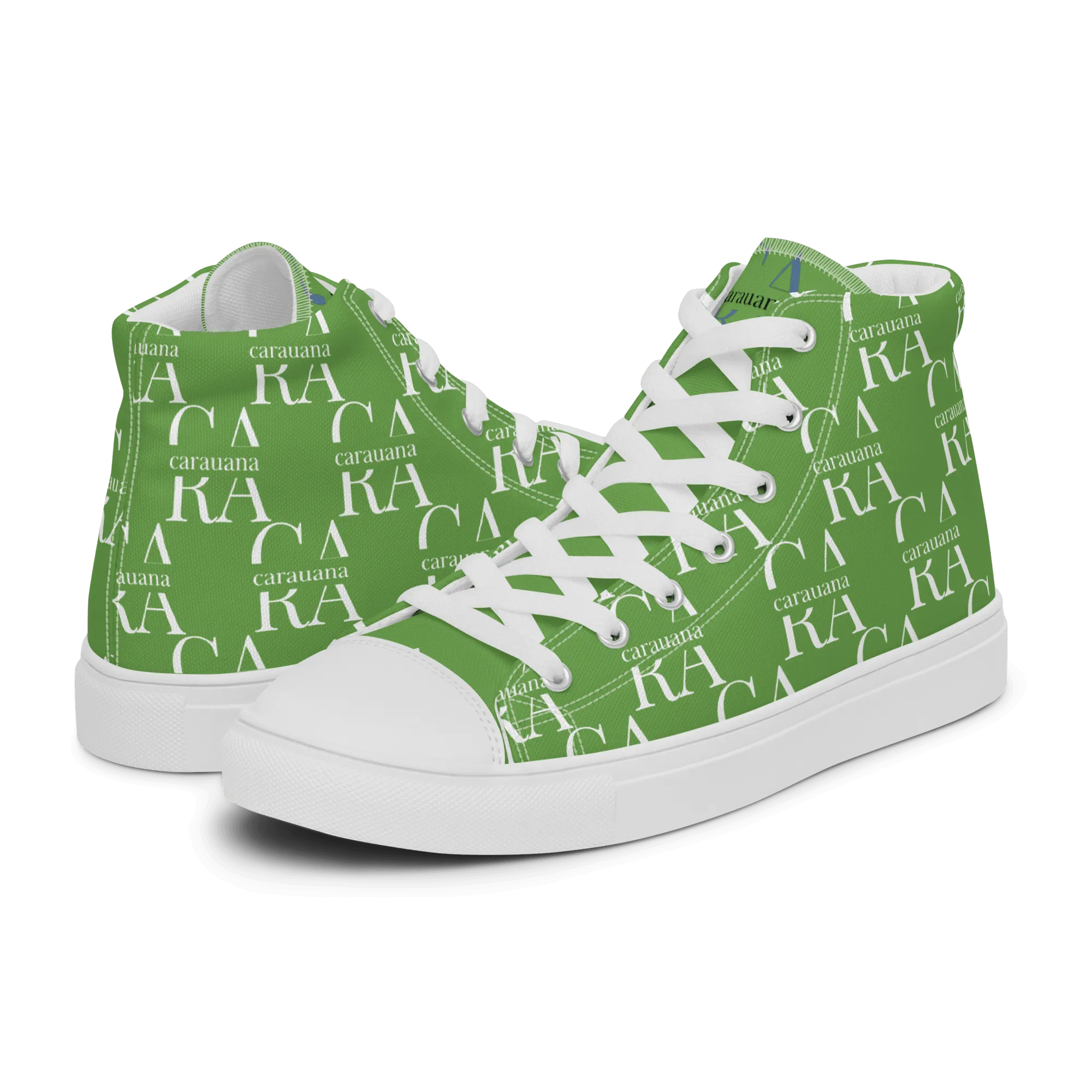 CARAUANA Hip Hop canvas shoes Green Branded