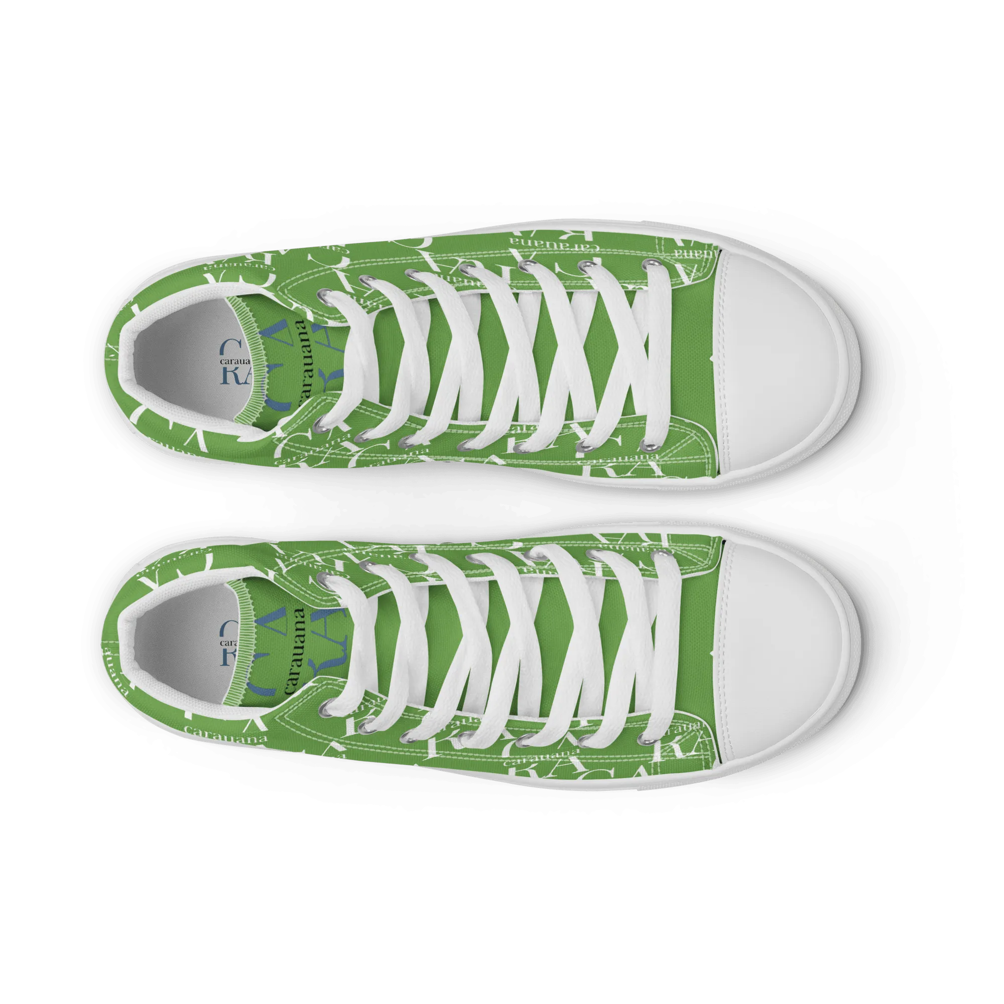 CARAUANA Hip Hop canvas shoes Green Branded