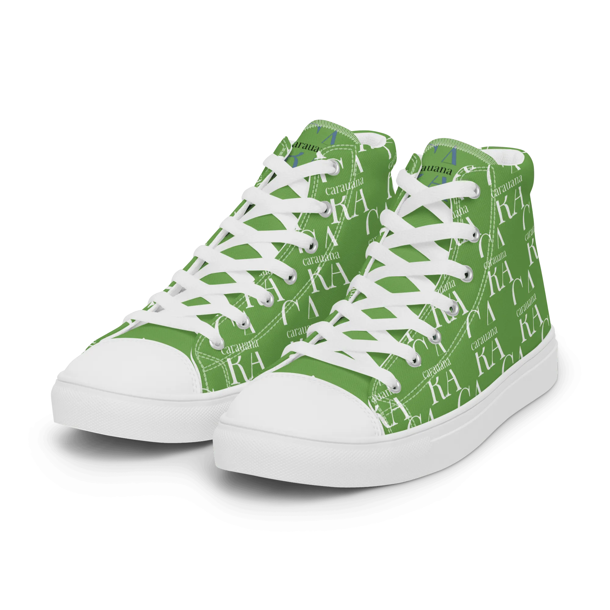 CARAUANA Hip Hop canvas shoes Green Branded