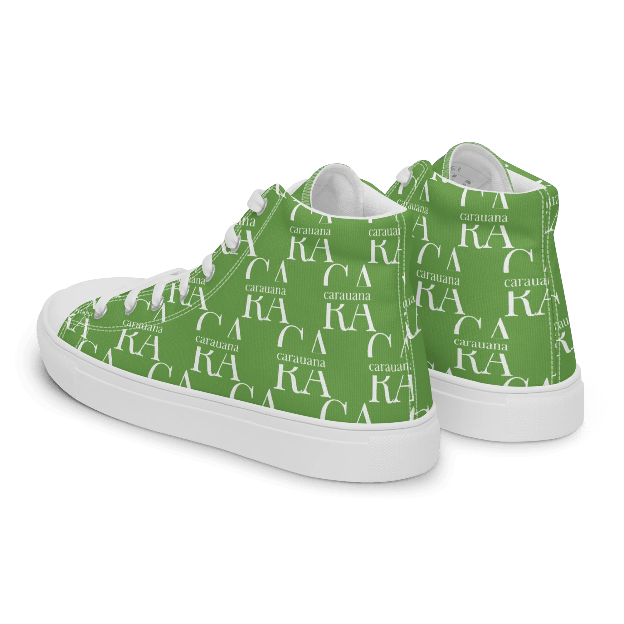 CARAUANA Hip Hop canvas shoes Green Branded