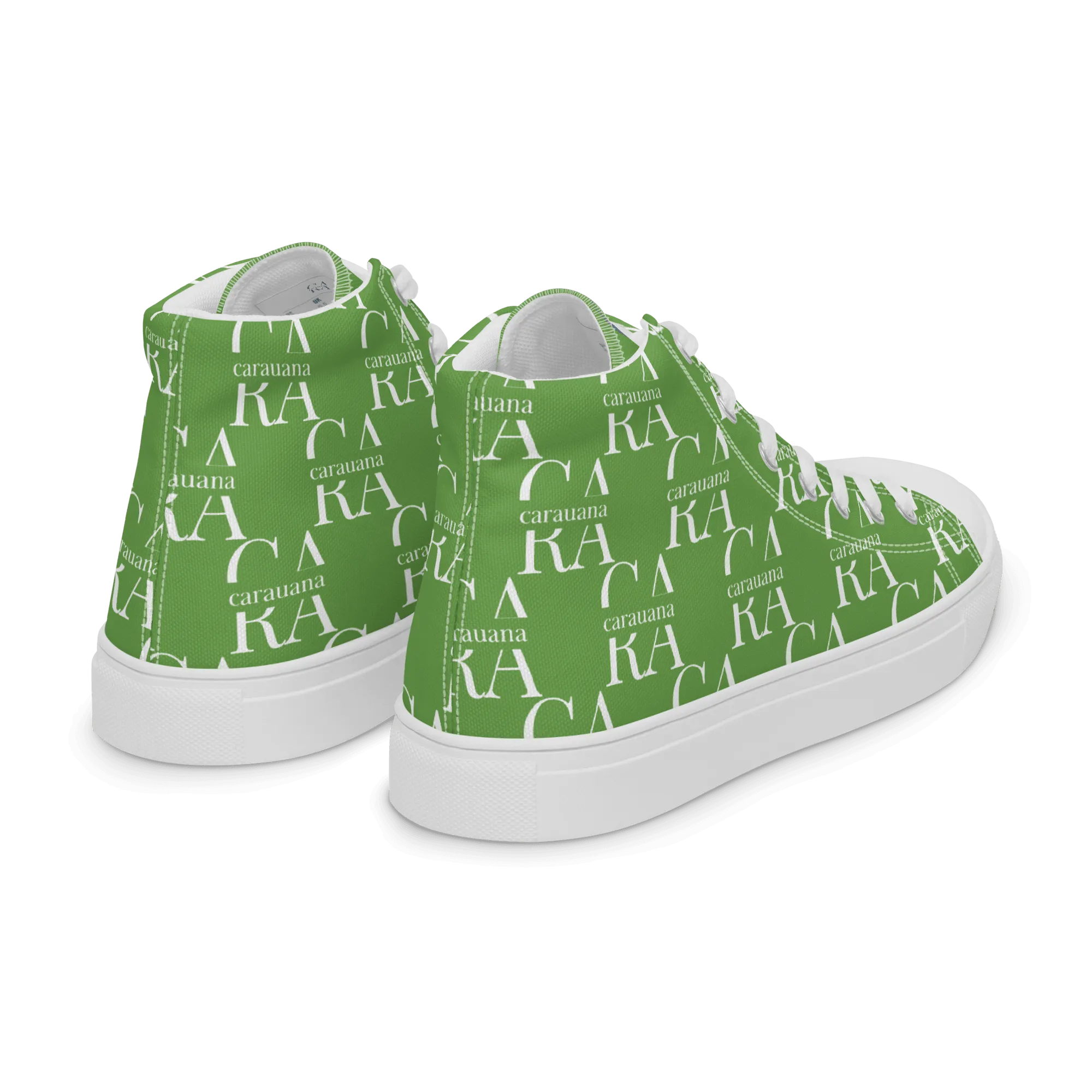 CARAUANA Hip Hop canvas shoes Green Branded