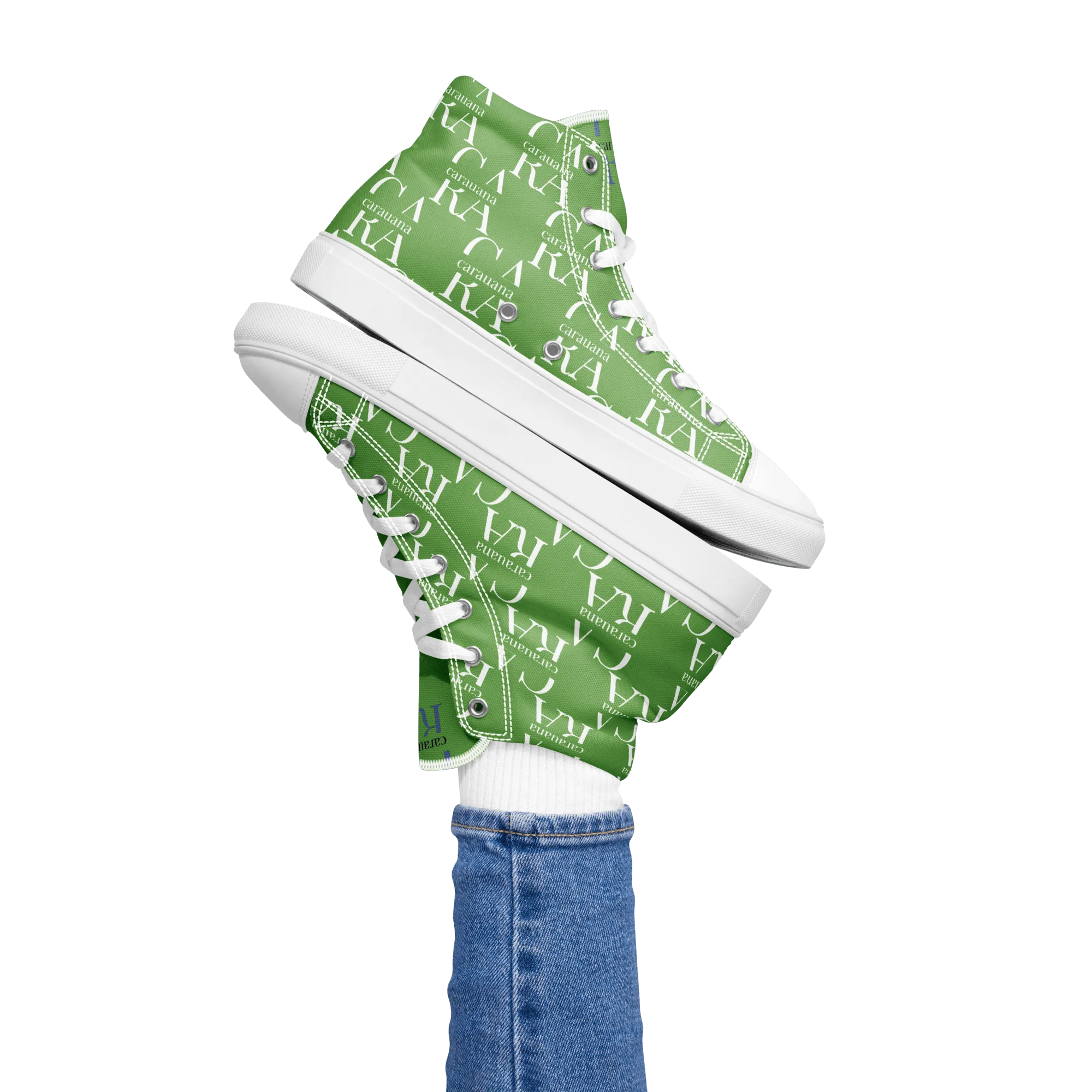 CARAUANA Hip Hop canvas shoes Green Branded