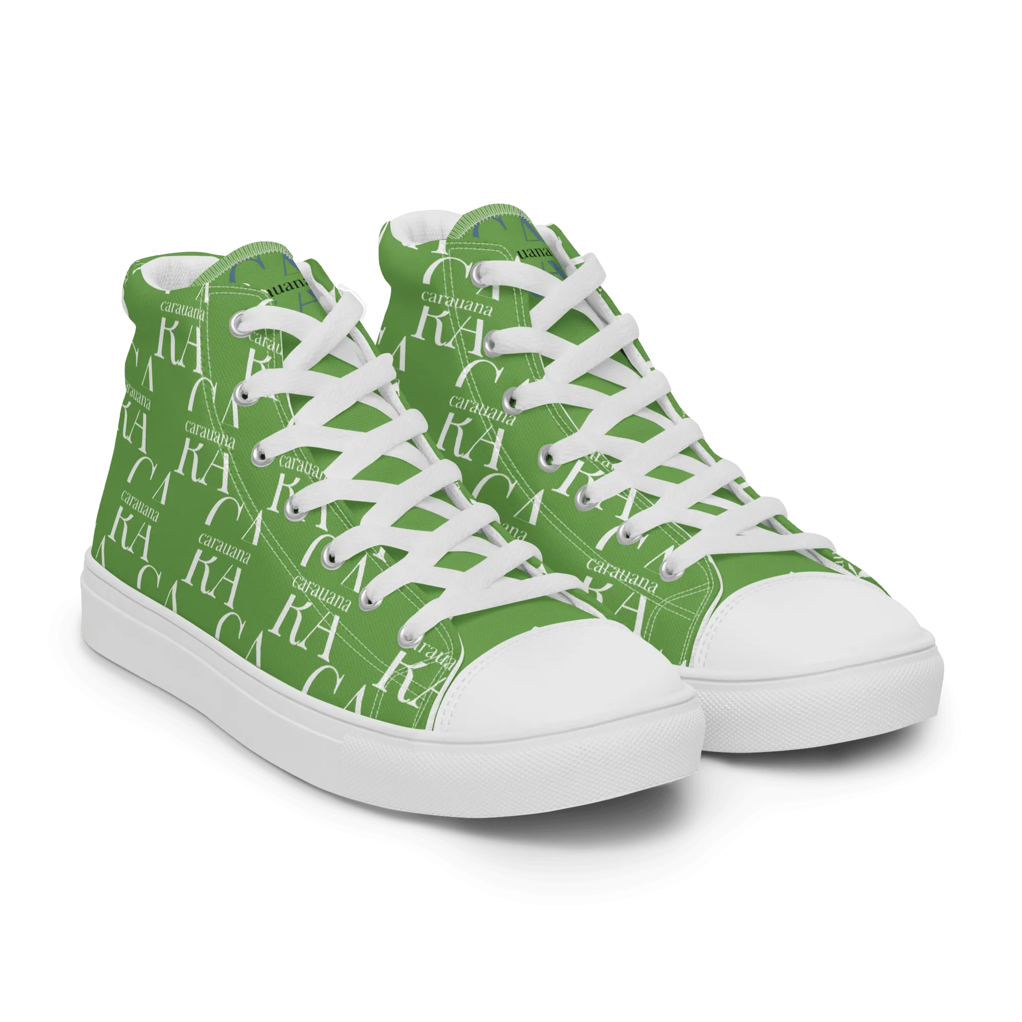 CARAUANA Hip Hop canvas shoes Green Branded