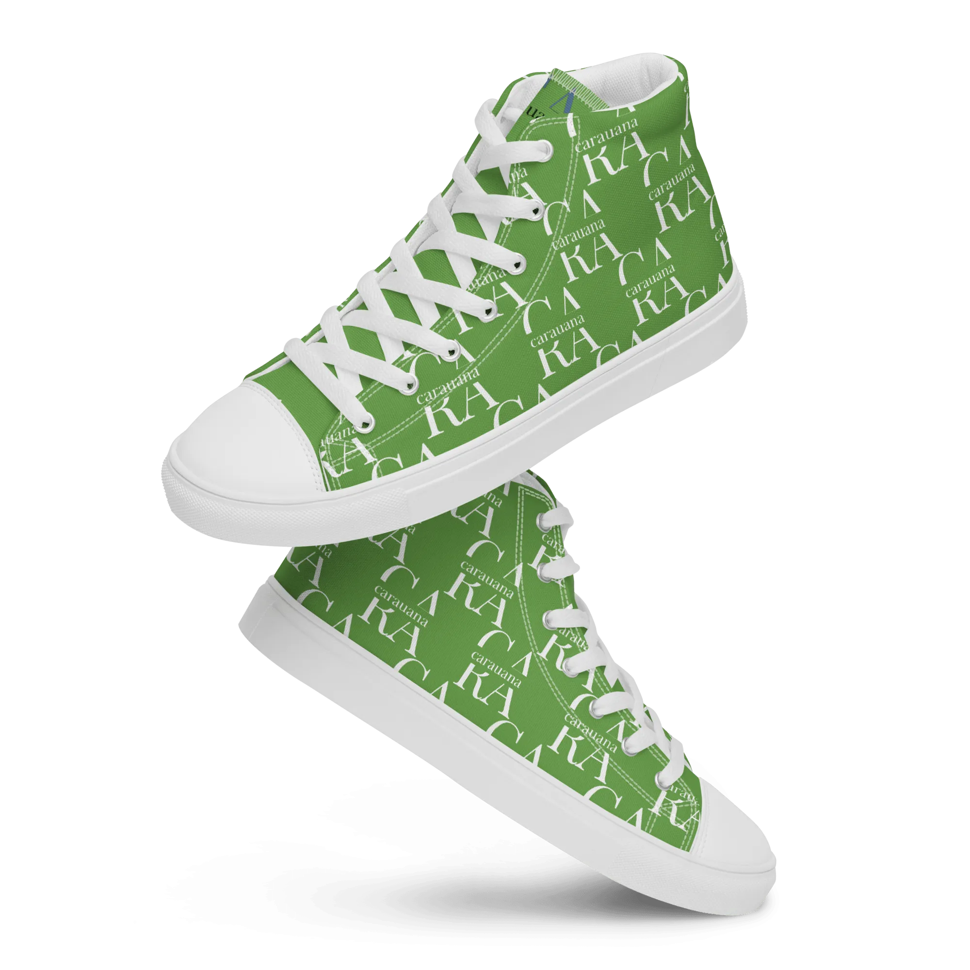 CARAUANA Hip Hop canvas shoes Green Branded