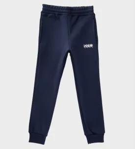 Circles Logo Sweatpants Marine Blue