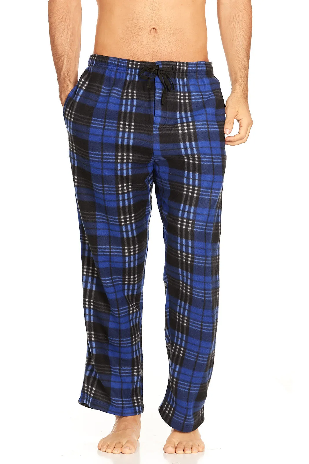 DARESAY Mens Microfleece Pajama Pants/Lounge Wear with Pockets and Adjustable Waistband