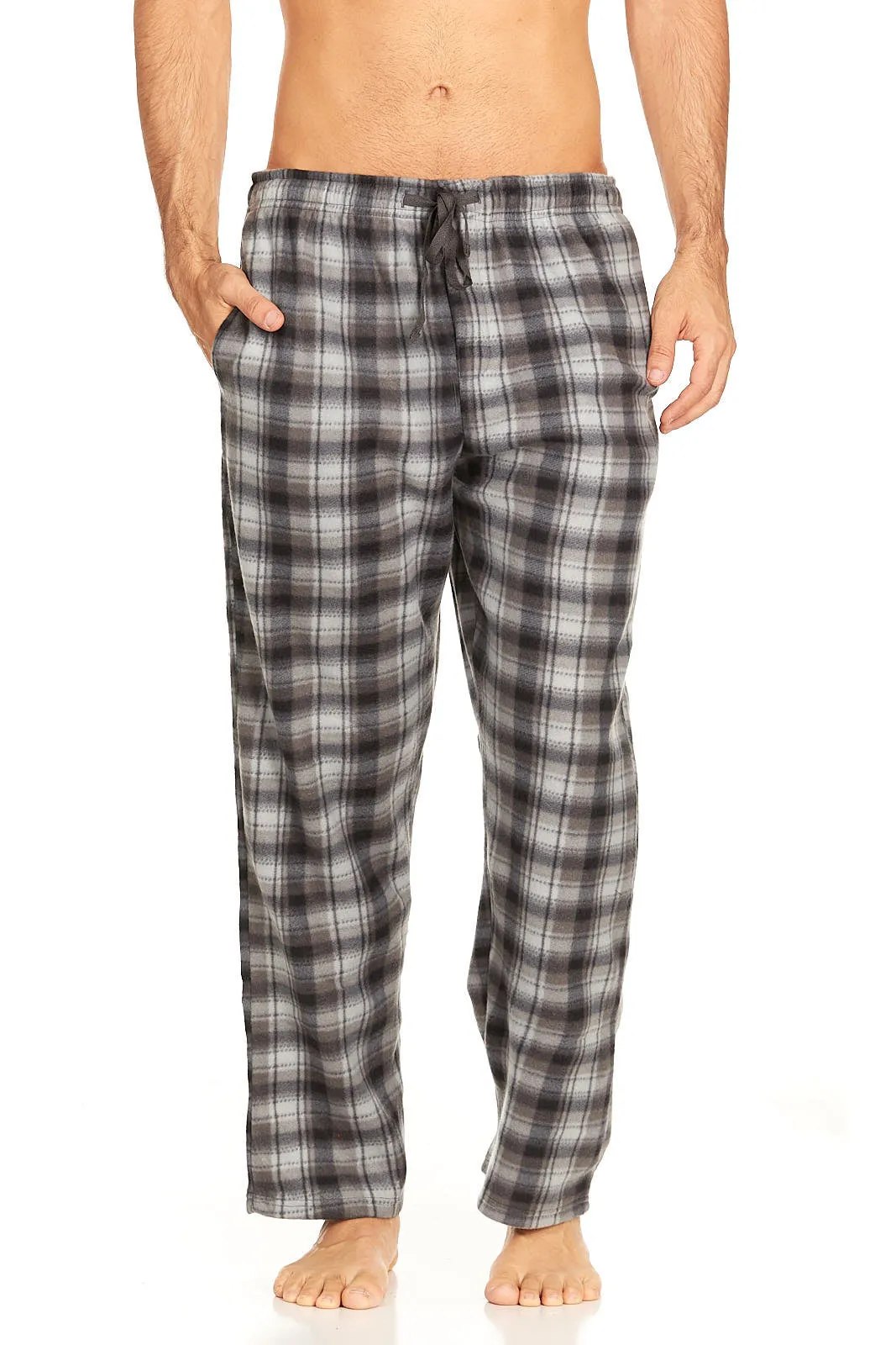 DARESAY Mens Microfleece Pajama Pants/Lounge Wear with Pockets and Adjustable Waistband