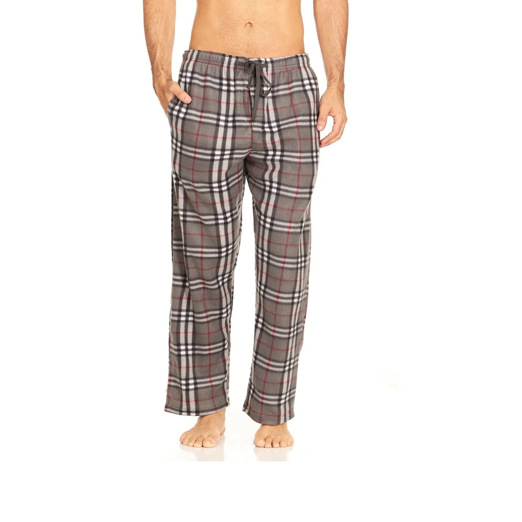 DARESAY Mens Microfleece Pajama Pants/Lounge Wear with Pockets and Adjustable Waistband