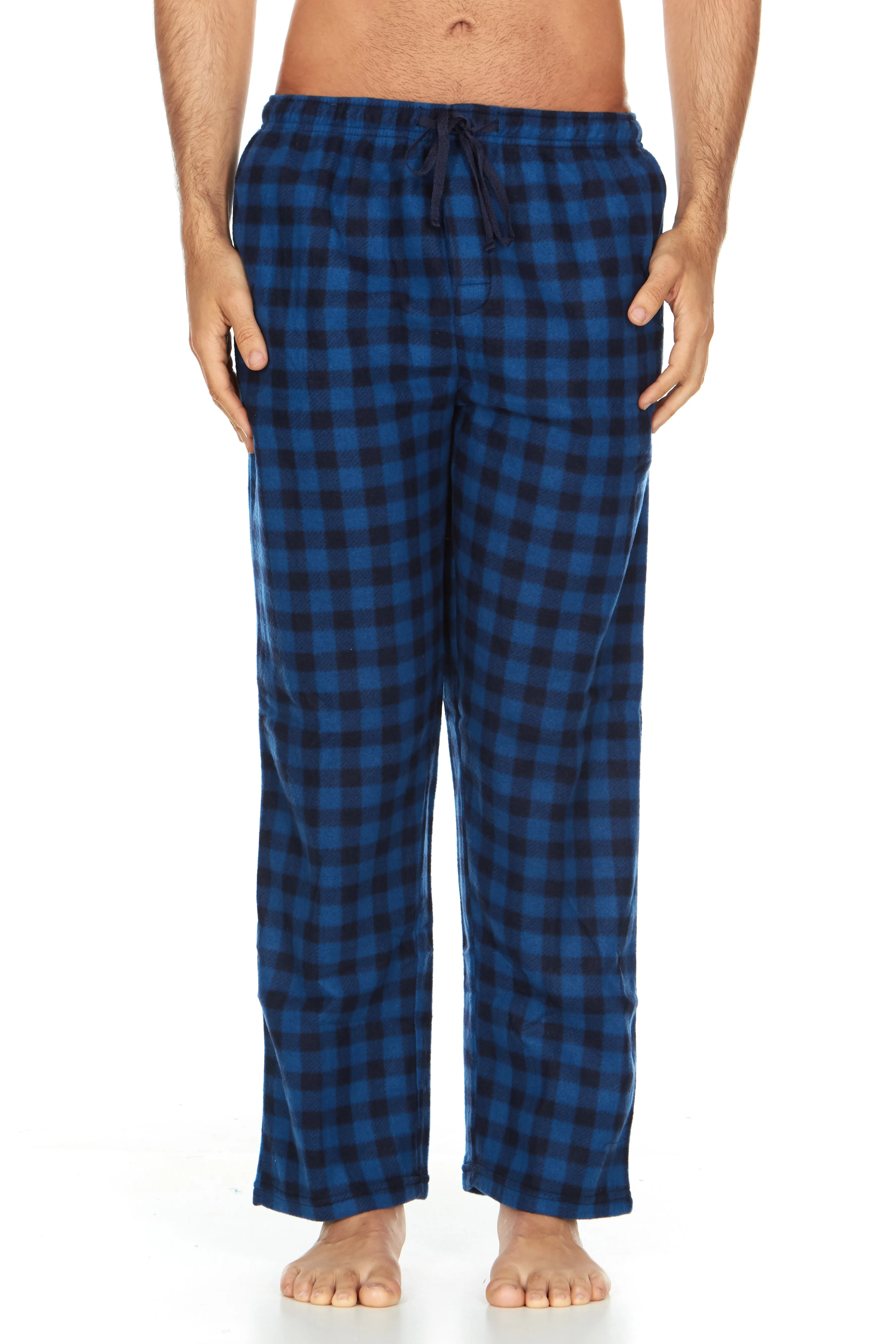 DARESAY Mens Microfleece Pajama Pants/Lounge Wear with Pockets and Adjustable Waistband