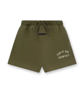 Fleece Soccer Shorts Military