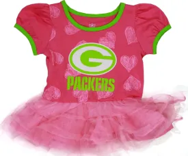 Green Bay Packers Little Girls' Love to Dance Pink Tutu