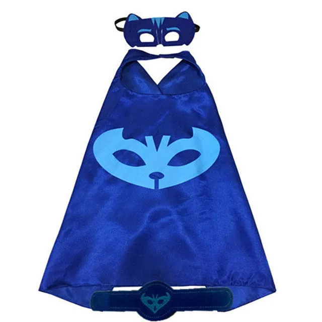 halloween Costume for kids gift Catboy Owlette Masks Cape infant Clothing Set Boys Party Cosplay Disfraces Carnival present