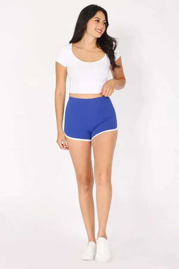 High Waist Dolphin Shorts