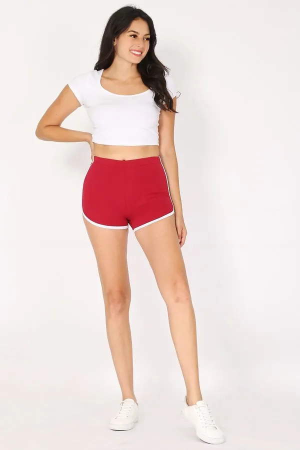 High Waist Dolphin Shorts