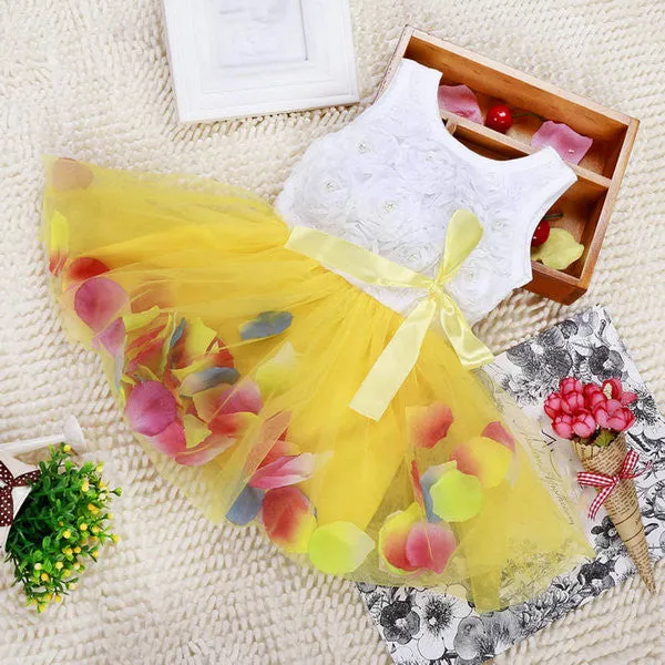 Infant Toddler Baby Kid Girls Princess Party Tutu Lace Bow Flower Dresses Clothes