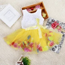 Infant Toddler Baby Kid Girls Princess Party Tutu Lace Bow Flower Dresses Clothes