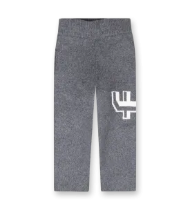 Knitted Pants Dark Grey