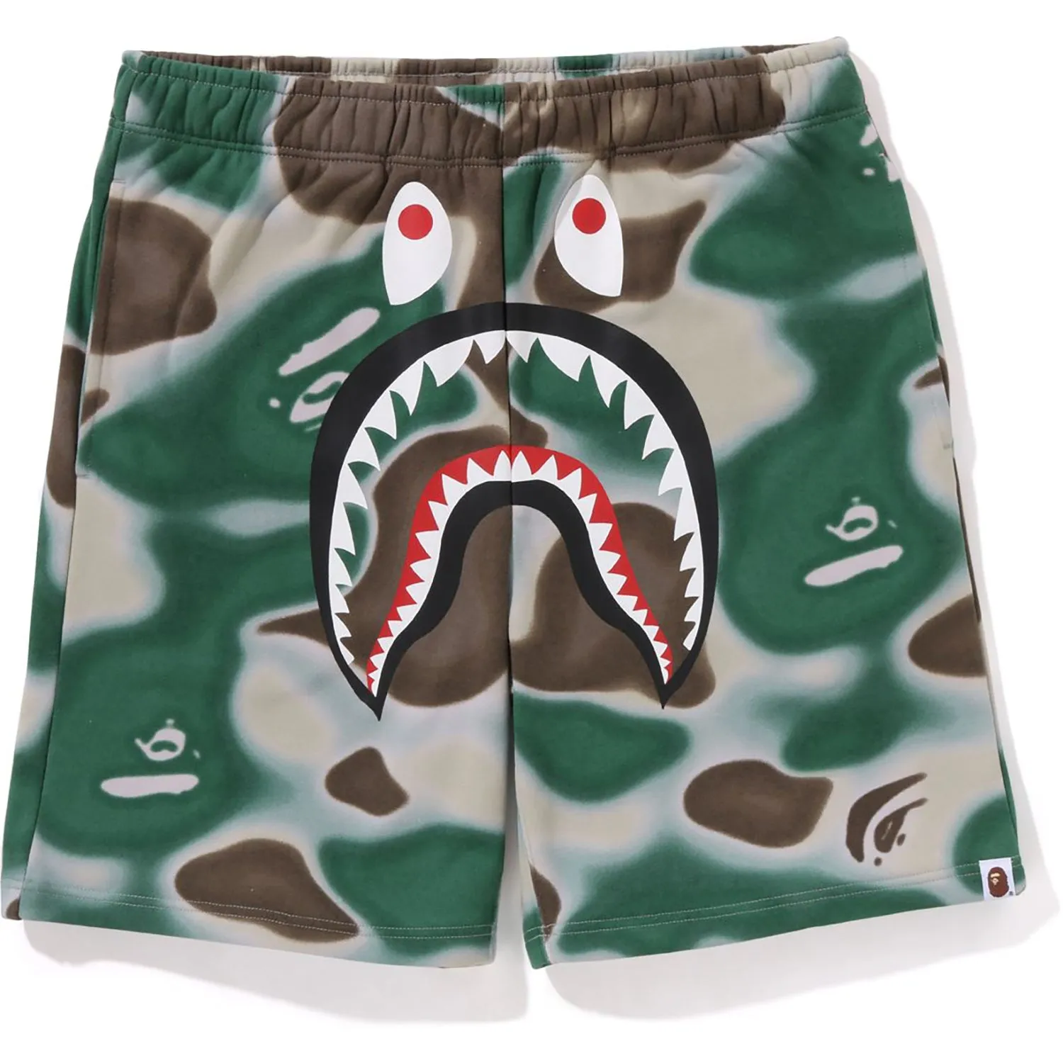 LIQUID CAMO SHARK SWEAT SHORTS MENS