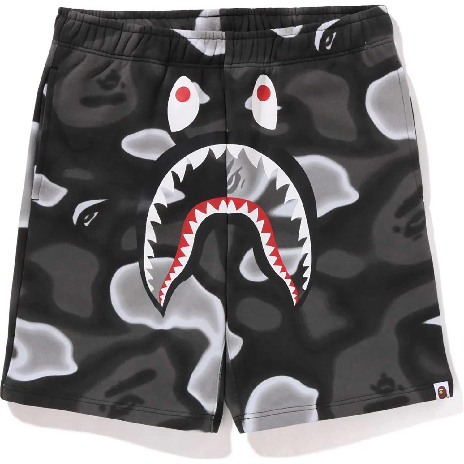 LIQUID CAMO SHARK SWEAT SHORTS MENS