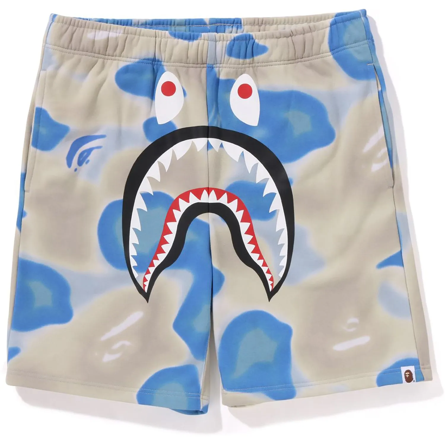 LIQUID CAMO SHARK SWEAT SHORTS MENS