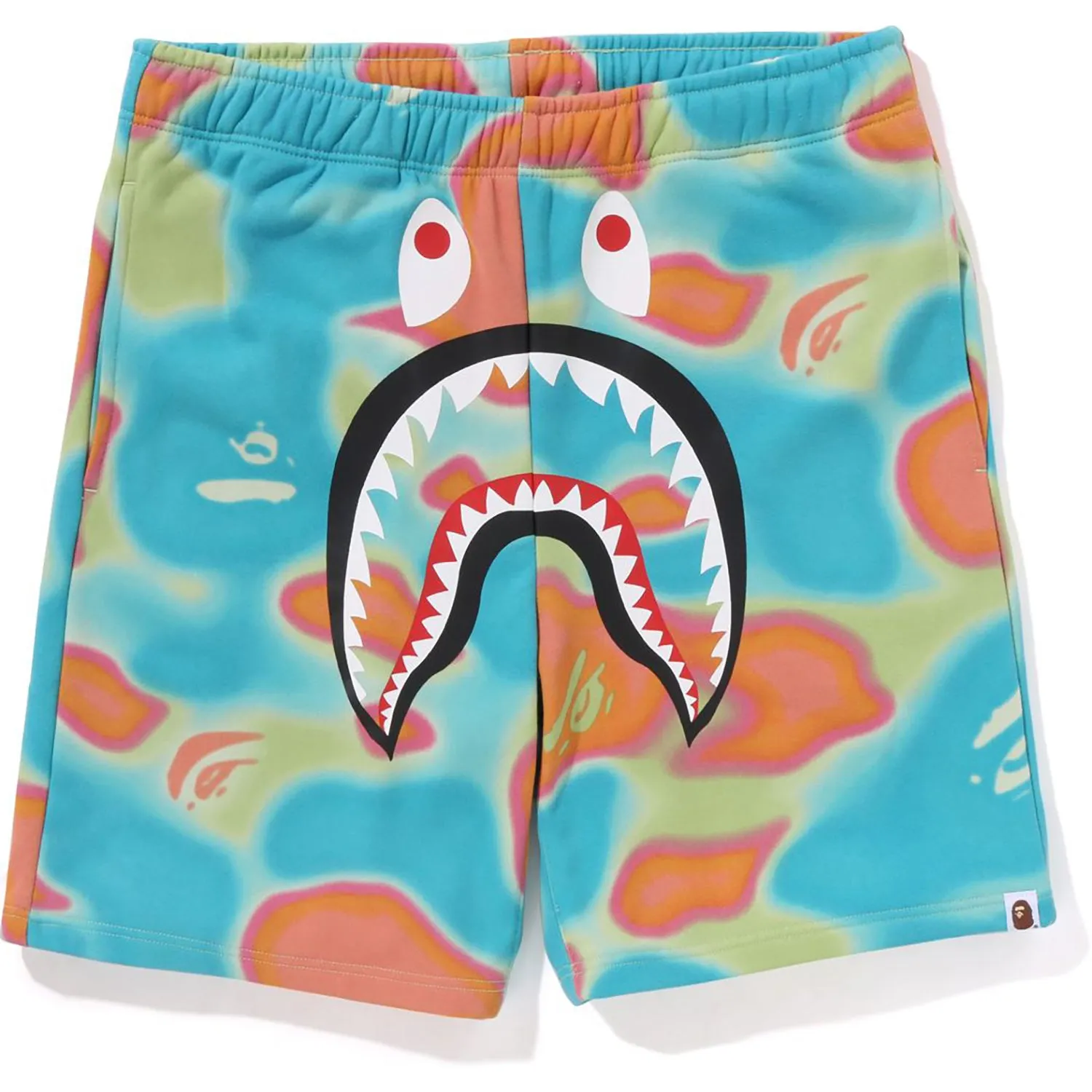 LIQUID CAMO SHARK SWEAT SHORTS MENS