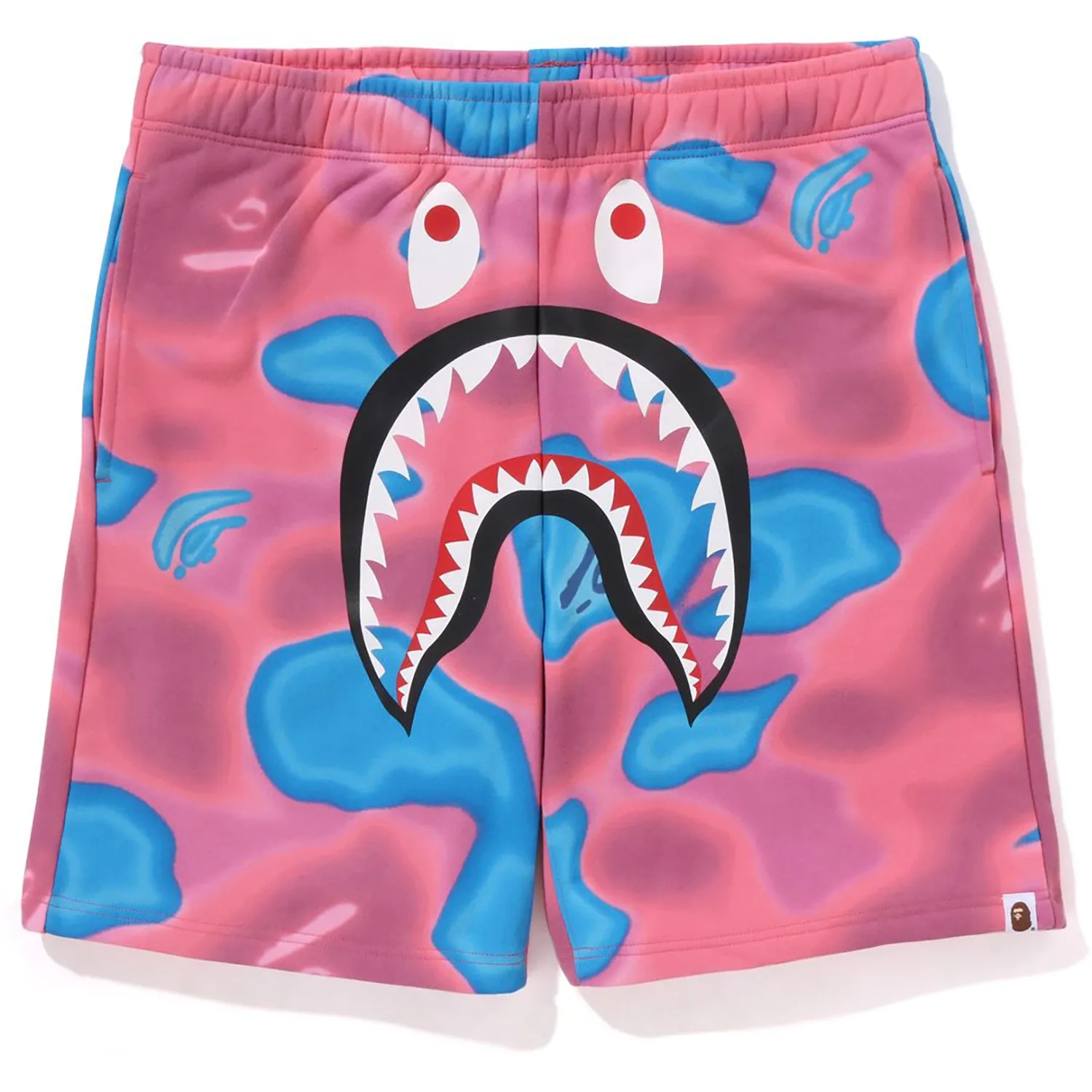 LIQUID CAMO SHARK SWEAT SHORTS MENS