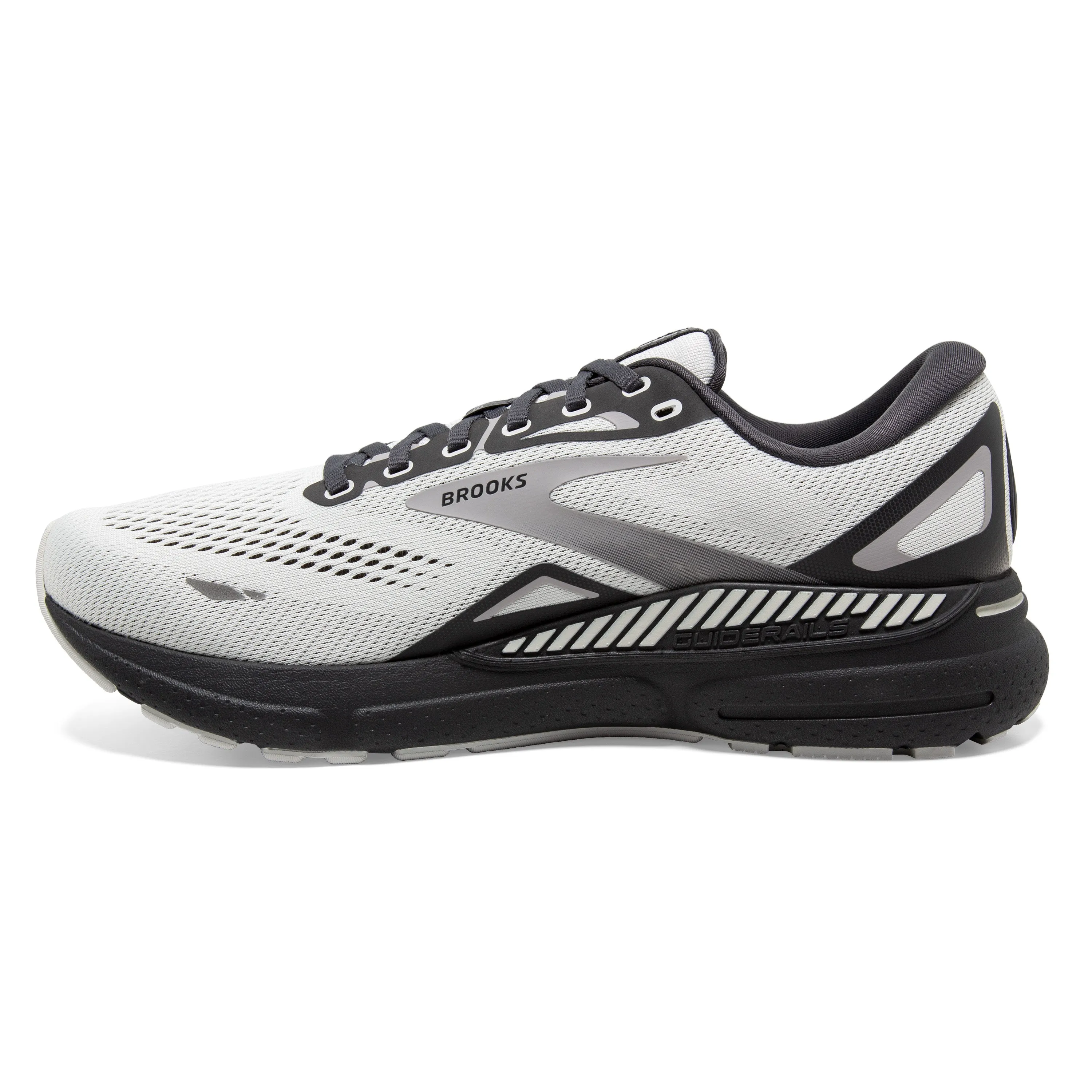 Men's Brooks Adrenaline GTS 23 Color: Oyster/Ebony/Alloy (EXTRA WIDE WIDTH)