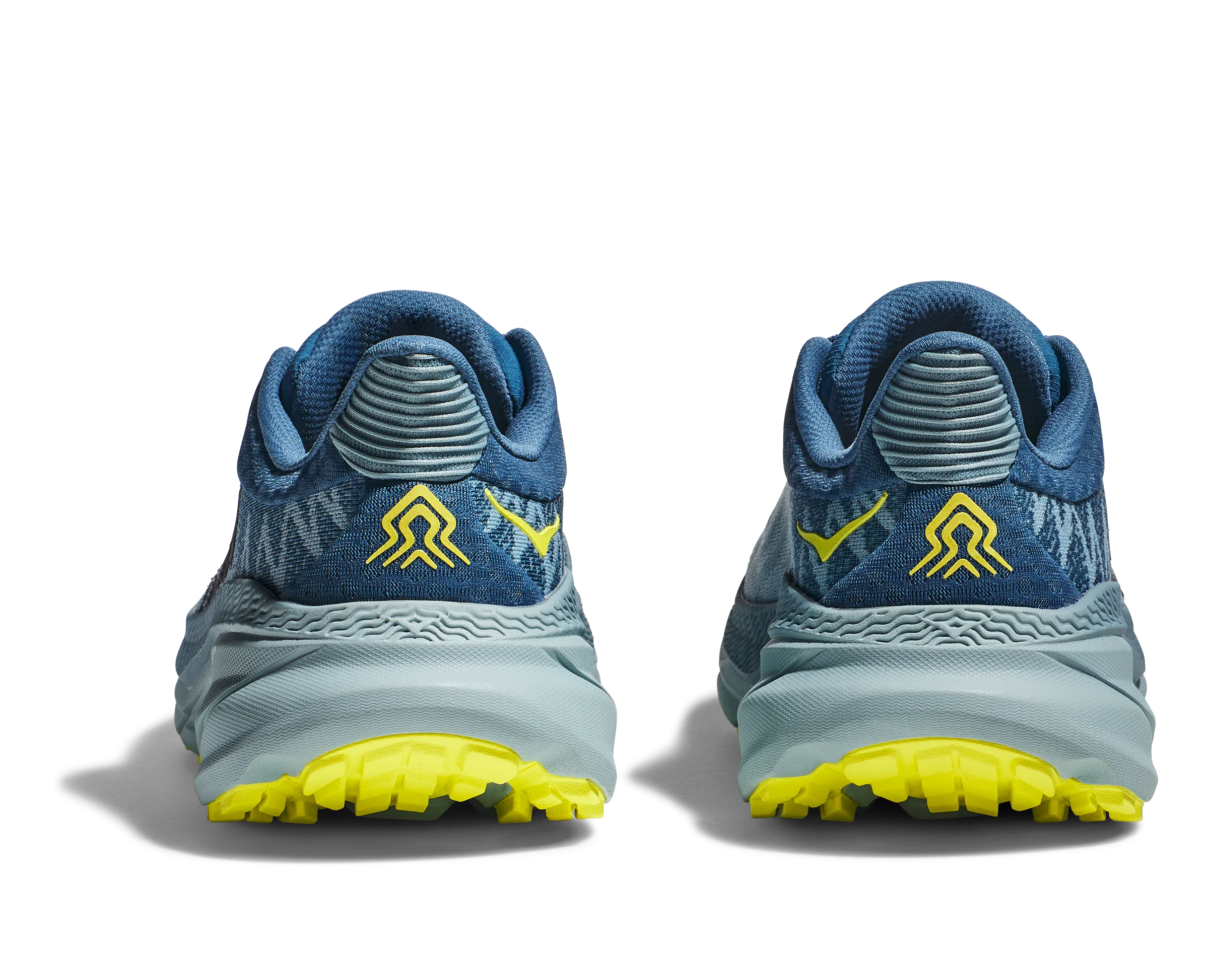 Men's Hoka Challenger 7 Color: Stone Blue / Evening Primrose