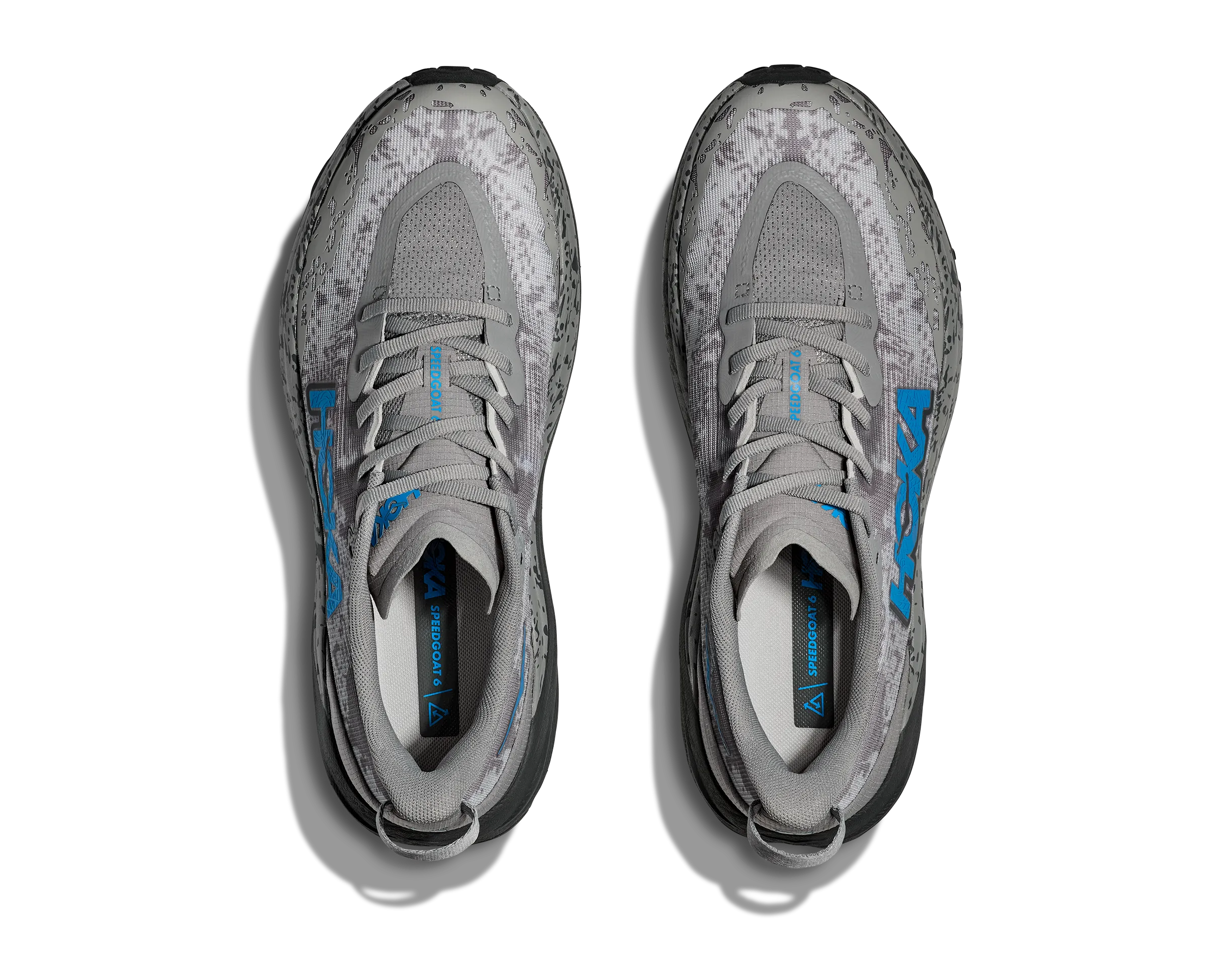 Men's Hoka Speedgoat 6 Color: Galactic Grey/Hoka Blue