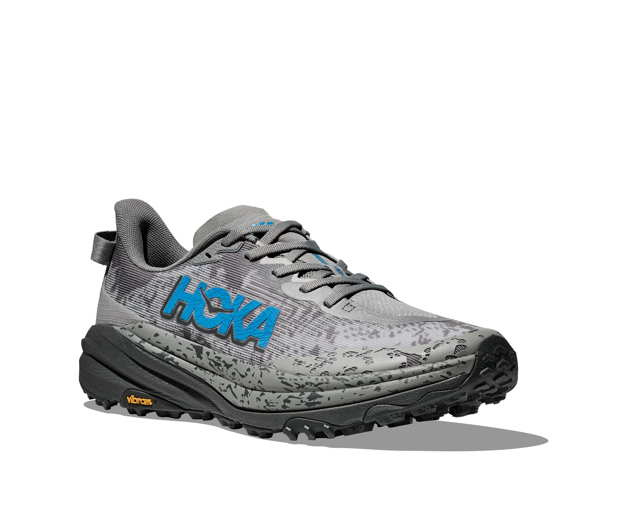 Men's Hoka Speedgoat 6 Color: Galactic Grey/Hoka Blue