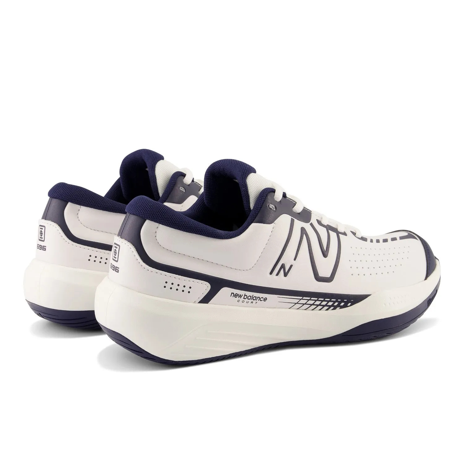 Men's New Balance 696v5 Color: White and Navy