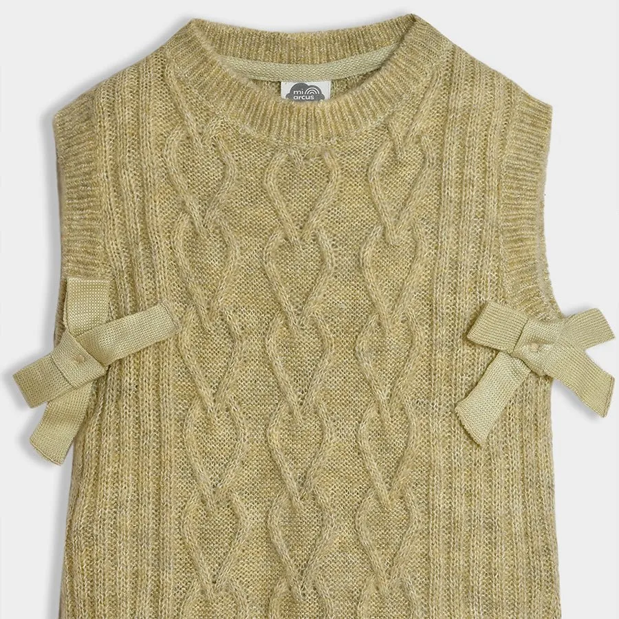 Neutral Love Benat Knitted Dress