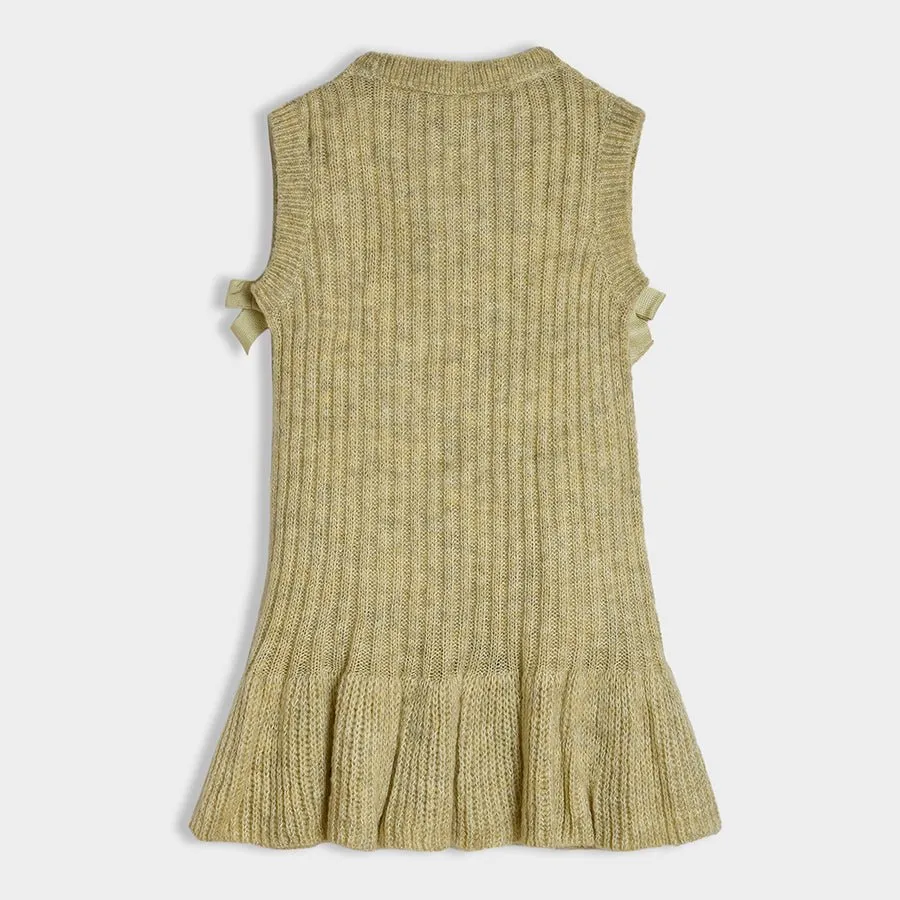 Neutral Love Benat Knitted Dress