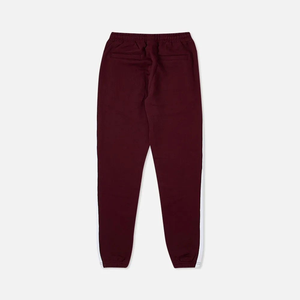 Papi Chulo Velour Pants Burgandy